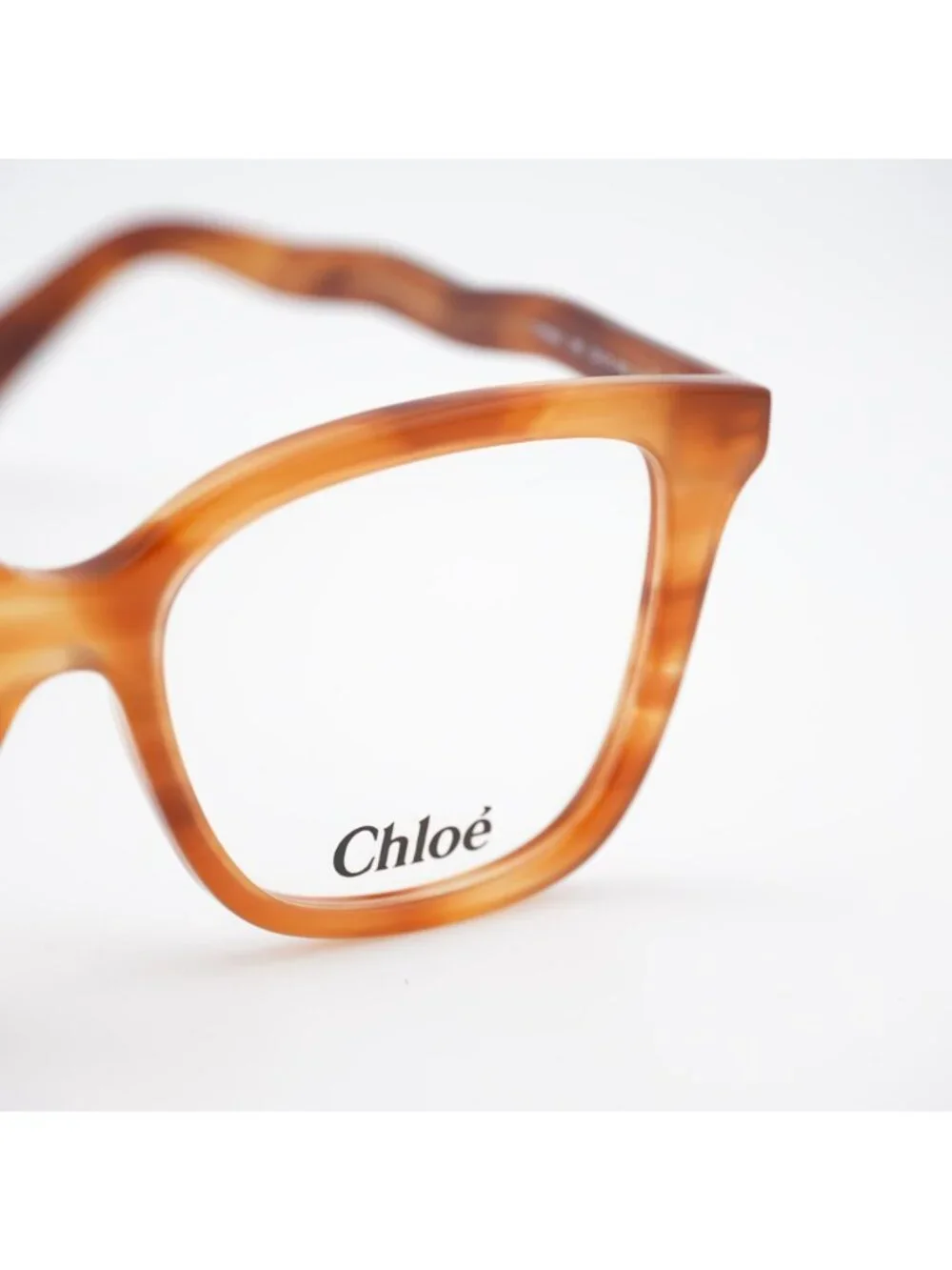 Chloe CH0090O 006 Eyeglasses Havana 52mm Square Frame